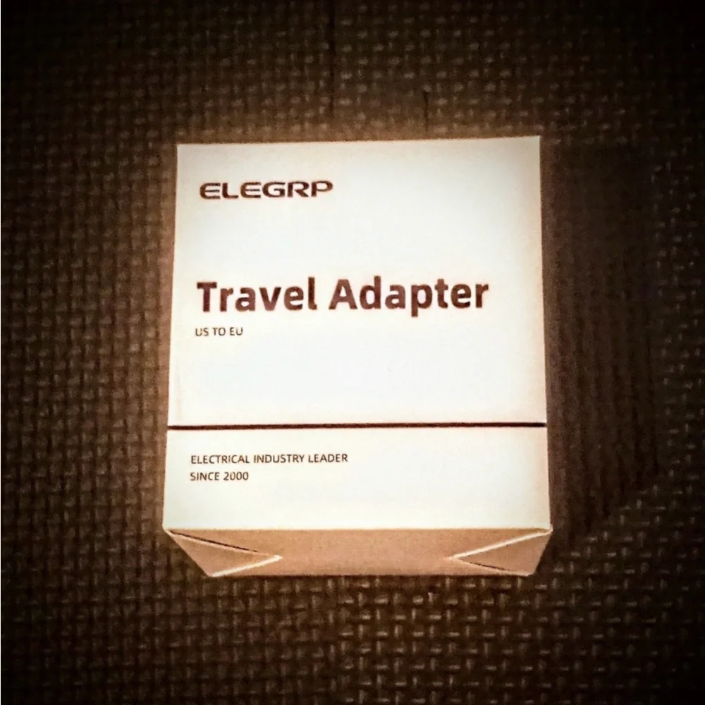 ELEGRP European Travel Plug Adapter with USB Ports